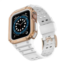 Load image into Gallery viewer, Silicone Apple Watch Bands + CASE - 15 color options 38mm - 45mm Axios Bands
