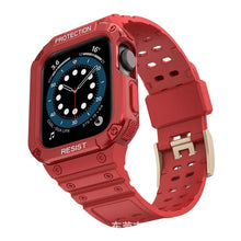 Load image into Gallery viewer, Silicone Apple Watch Bands + CASE - 15 color options 38mm - 45mm Axios Bands
