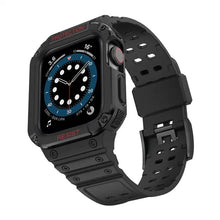 Load image into Gallery viewer, Silicone Apple Watch Bands + CASE - 15 color options 38mm - 45mm Axios Bands
