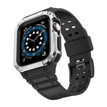 Load image into Gallery viewer, Silicone Apple Watch Bands + CASE - 15 color options 38mm - 45mm Axios Bands
