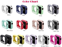 Load image into Gallery viewer, Silicone Apple Watch Cover - 10 color options 38mm - 49mm Axios Bands