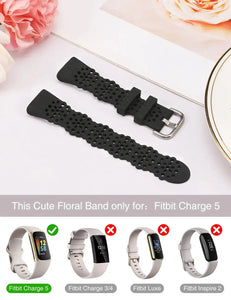 Silicone Band Fitbit Charge 5 & 6 - 7 Color Options Axios Bands