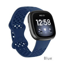 Load image into Gallery viewer, Silicone Breathable Sport Band For Fitbit Versa 3 - 10 Color Options Axios Bands
