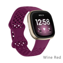 Load image into Gallery viewer, Silicone Breathable Sport Band For Fitbit Versa 3 - 10 Color Options Axios Bands
