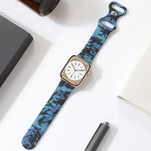 Load image into Gallery viewer, Silicone Camouflage Apple Watch Band - 10 Color Options 38mm - 49mm Axios Bands
