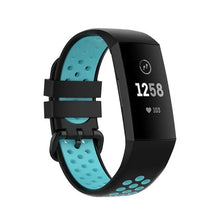 Load image into Gallery viewer, Silicone Fitbit Band For Charge 3 & 4 - 15 color options Axios Bands