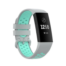Load image into Gallery viewer, Silicone Fitbit Band For Charge 3 &amp; 4 - 15 color options Axios Bands
