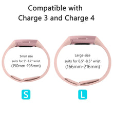 Load image into Gallery viewer, Silicone Fitbit Band For Charge 3 & 4 - 9 color options Axios Bands