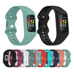 Silicone Fitbit Band For Charge 5 & 6 - 10 color options -