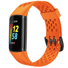 Load image into Gallery viewer, Silicone Fitbit Band For Charge 5 - 11 color options Axios Bands
