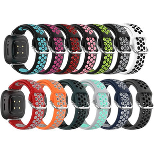 Silicone Fitbit Band For Versa 3 / 4 - Sense 1 / 2  (15 color options) Axios Bands