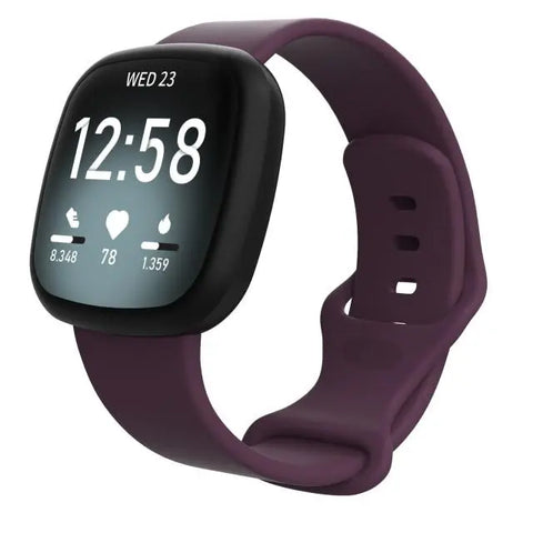 Silicone Fitbit Band For Versa 3 / 4 - Sense 1 / 2 (17 color options) -