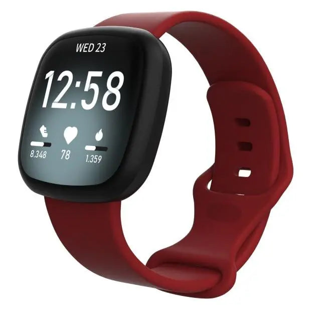 Fitbit versa silicone band hotsell