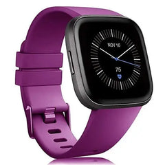 Silicone Fitbit Band For Versa, Versa 2, Versa Lite - 13 color options -
