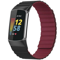 Silicone Magnetic Fitbit Band For Charge 5 & 6 - 8 color options -