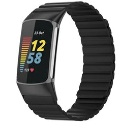 Silicone Magnetic Fitbit Band For Charge 5 & 6 - 8 color options -
