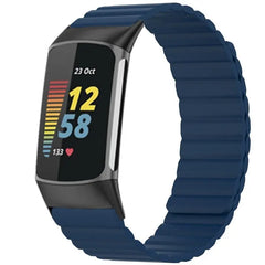 Silicone Magnetic Fitbit Band For Charge 5 & 6 - 8 color options -