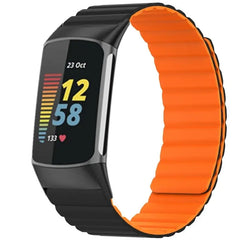 Silicone Magnetic Fitbit Band For Charge 5 & 6 - 8 color options -