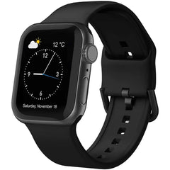 Silicone Sport Apple Watch Bands  -3 color options 38mm - 49mm - 