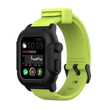 Load image into Gallery viewer, Silicone Waterproof Apple Watch Bands + Case - 16 color options 38mm - 45mm Axios Bands
