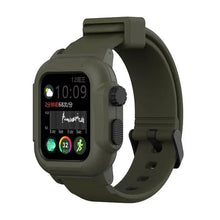 Load image into Gallery viewer, Silicone Waterproof Apple Watch Bands + Case - 16 color options 38mm - 45mm Axios Bands