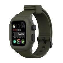 Load image into Gallery viewer, Silicone Waterproof Apple Watch Bands + Case - 16 color options 38mm - 45mm Axios Bands
