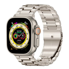 Sleek and Durable Premium Stainless Steel Strap for Apple Watch Band 38mm to 45mm - 10 colors - 