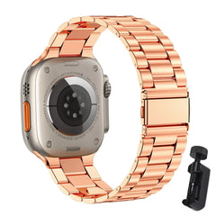 Sleek and Durable Premium Stainless Steel Strap for Apple Watch Band 38mm to 45mm - 10 colors - 