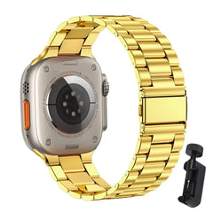 Sleek and Durable Premium Stainless Steel Strap for Apple Watch Band 38mm to 45mm - 10 colors - 
