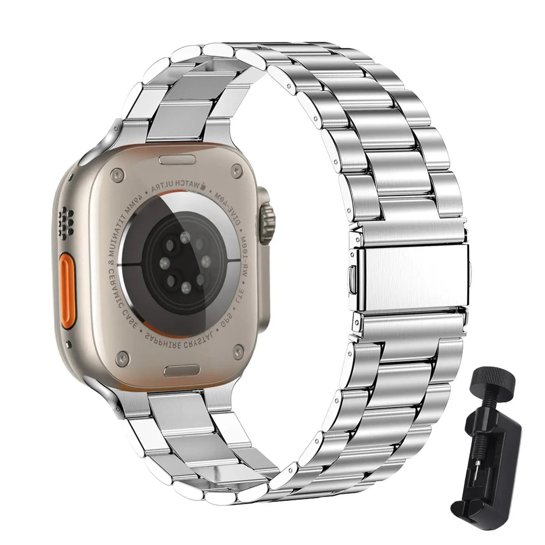 Sleek and Durable Premium Stainless Steel Strap for Apple Watch Band 38mm to 45mm - 10 colors Axios Bands