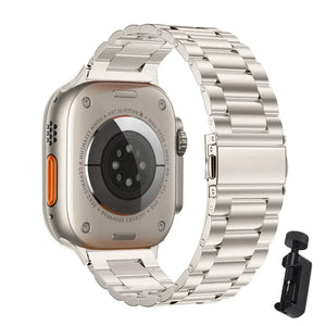 Sleek and Durable Premium Stainless Steel Strap for Apple Watch Band 38mm to 45mm - 10 colors Axios Bands