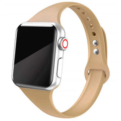 Slim Silicone Apple Watch Bands - 38 color options 38mm - 49mm -