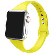 Load image into Gallery viewer, Slim Silicone Apple Watch Bands - 38 color options 38mm - 49mm Axios Bands
