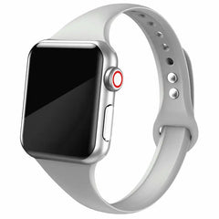 Slim Silicone Apple Watch Bands - 38 color options 38mm - 49mm -