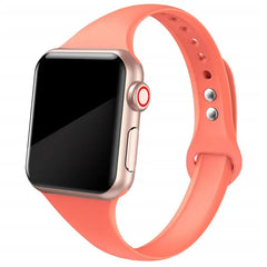 Slim Silicone Apple Watch Bands - 38 color options 38mm - 49mm - 