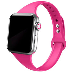 Slim Silicone Apple Watch Bands - 38 color options 38mm - 49mm - 