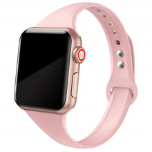 Load image into Gallery viewer, Slim Silicone Apple Watch Bands - 38 color options 38mm - 49mm Axios Bands