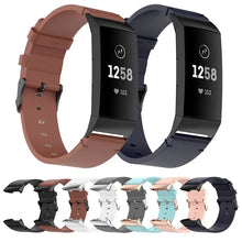 Load image into Gallery viewer, Soft Leather Band For Charge 3 &amp; 4 - 7 color options Axios Bands
