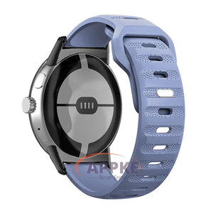 Soft Silicone Sport Band for Google Pixel Watch 2 41mm - 24 Colors Axios Bands