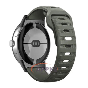 Soft Silicone Sport Band for Google Pixel Watch 2 41mm - 24 Colors Axios Bands