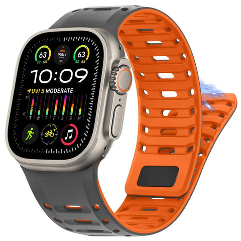 Sport Silicone Apple Watch Band - 7 Color Options 42mm - 49mm - 