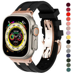 Sport Silicone Band for Apple Watch 38mm to 49mm - 35 Colors - 