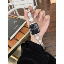 Load image into Gallery viewer, Stainless Steel Diamond Bracelet Apple Watch Band - 11 Color Options 38 - 49mm Axios Bands