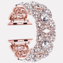 Load image into Gallery viewer, Stainless Steel Fashion Bling Apple Watch Band - 7 Color options 38mm - 49mm Axios Bands