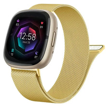 Load image into Gallery viewer, Stainless Steel  Magnetic Metal Fitbit for Versa, Versa Lite, Versa 2, Versa 3, Versa 4, and Versa Sense - 7 color options Axios Bands