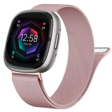 Load image into Gallery viewer, Stainless Steel  Magnetic Metal Fitbit for Versa, Versa Lite, Versa 2, Versa 3, Versa 4, and Versa Sense - 7 color options Axios Bands