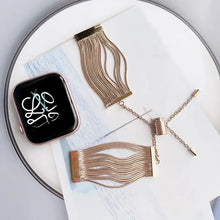 Load image into Gallery viewer, Stainless Steel Metal Apple Watch Band - 4 Color Options - 38mm - 49mm Axios Bands