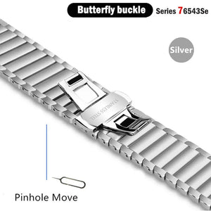 Stainless Steel Metal Apple Watch Bands - 10 color options 38mm - 49mm Axios Bands