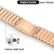 Load image into Gallery viewer, Stainless Steel Metal Apple Watch Bands - 10 color options 38mm - 49mm Axios Bands
