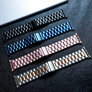 Stainless Steel Metal Apple Watch Bands - 12 color options 38mm - 49mm Axios Bands